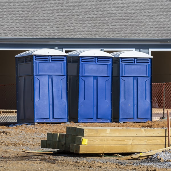 how can i report damages or issues with the portable toilets during my rental period in Old Chatham New York